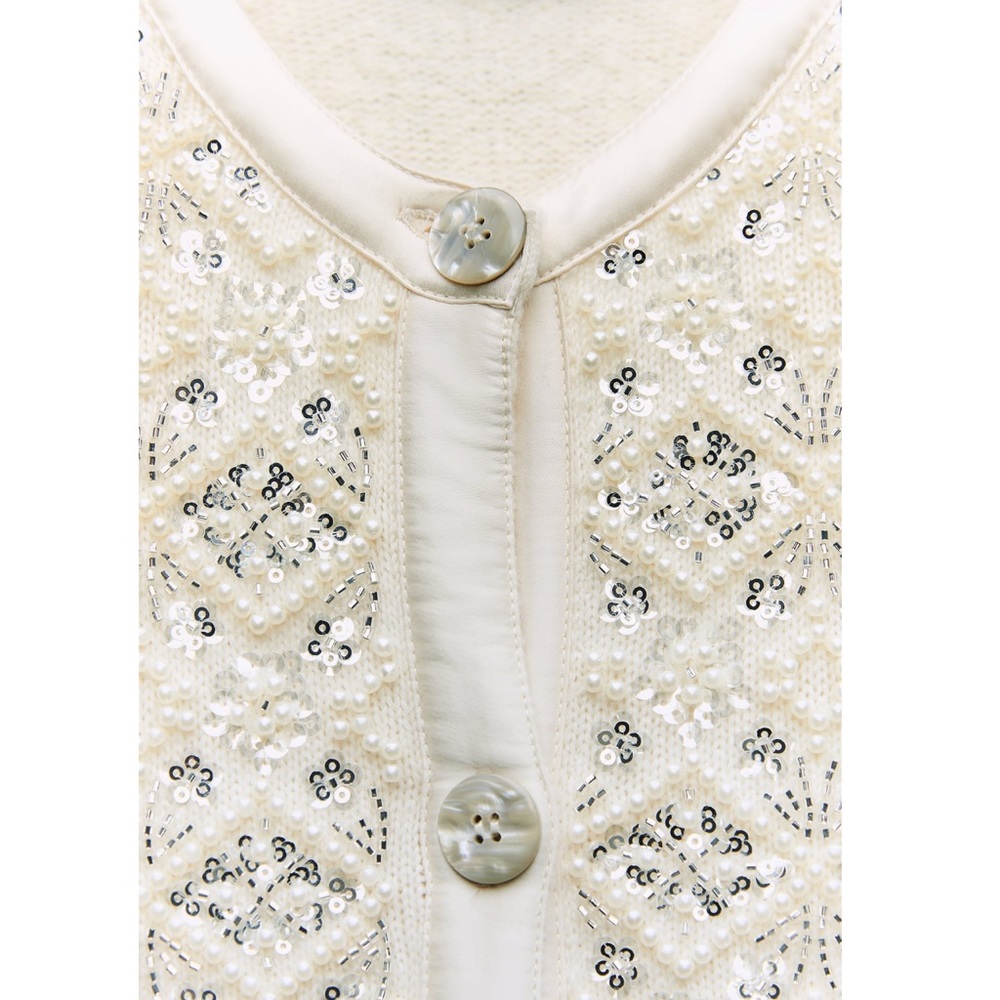 Zara beaded knit cardigan - Picture 9 of 10